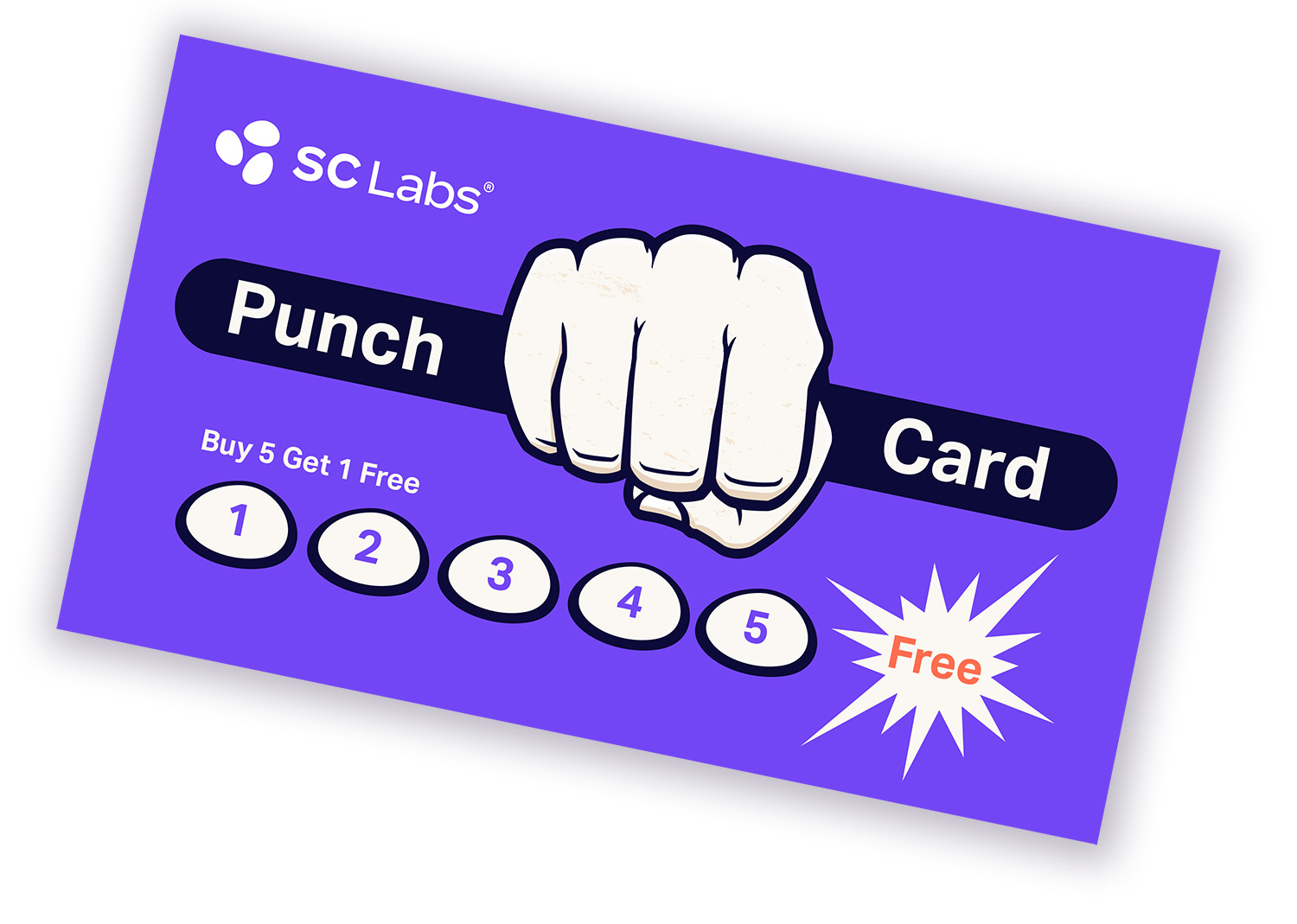 SC Labs Punch Card